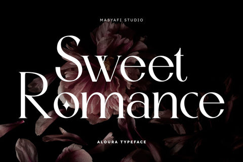 Aloura - Luxury Logo Font Font Masyafi Studio 