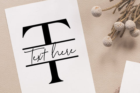 Alphabet Border Monogram Bundle SVG RFCreative 