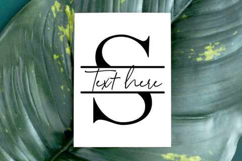 Alphabet Border Monogram Bundle SVG RFCreative 