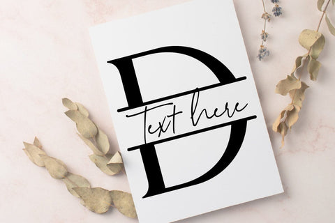 Alphabet Border Monogram Bundle SVG RFCreative 
