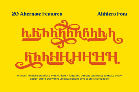 Althiera Font ahweproject 
