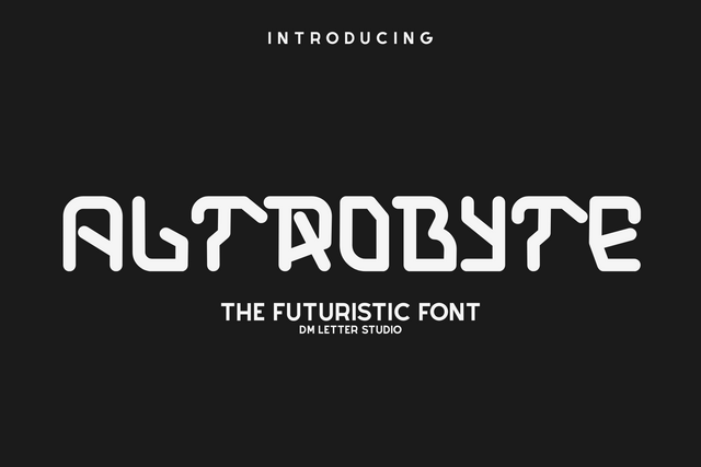 Altrobyte Font Dm Letter Studio 