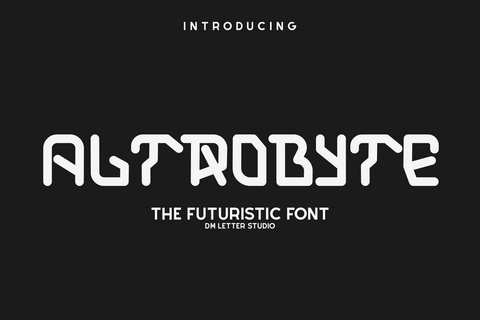 Altrobyte Font Dm Letter Studio 