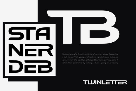 Altroned - Tech Logo Font Font twinletter 