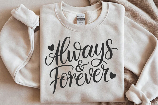 Always and forever svg, valentine's day svg SVG DesignDestine 