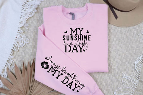 Always Brightening My Day Sleeve SVG Design, Inspirational sleeve SVG, Motivational Sleeve SVG Design, Positive Sleeve SVG SVG Regulrcrative 