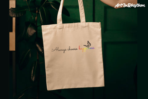 Always Choose Happiness Svg, Gay Pride Svg, LGBTQ Svg, Pride Month Svg SVG Artinrhythm shop 