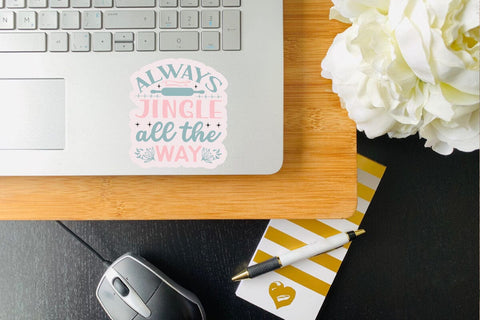 Always jingle all the way SVG Angelina750 