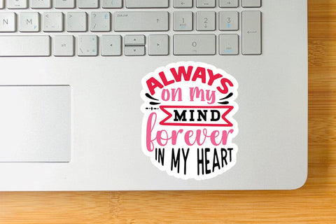 Always on my mind forever in my heart SVG Angelina750 