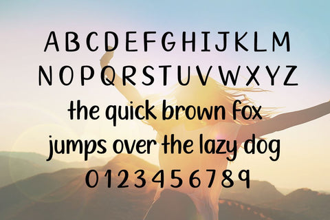 Always Optimistic Font Misti's Fonts 