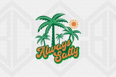 Always Salty SVG Summer Beach Quote PNG Palm Tree Tropical Cut File SVG BillahCrafts 
