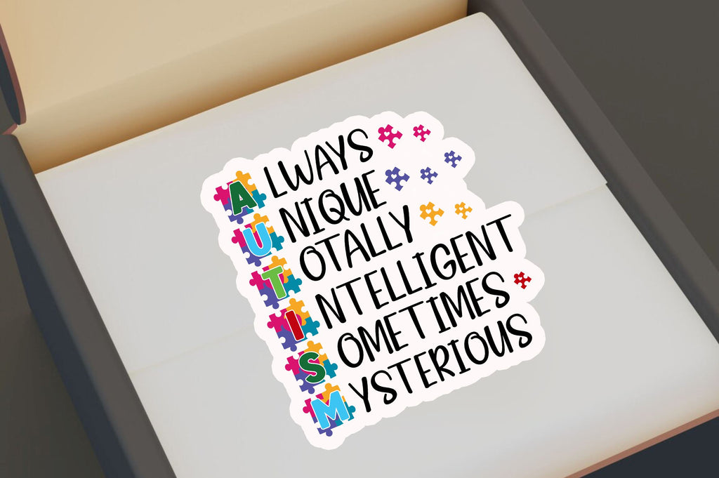 Always unique Sticker Design - So Fontsy