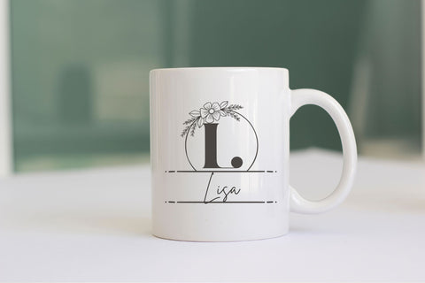 Alyssum Line Monogram Font Dm Letter Studio 