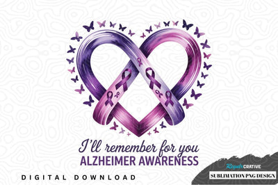 Alzheimer awareness sublimation png design Sublimation Regulrcrative 
