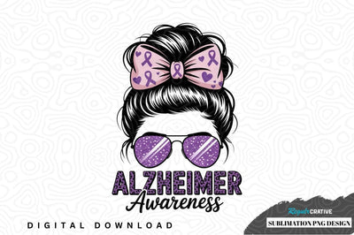 Alzheimer's awareness sublimation png design Sublimation Regulrcrative 