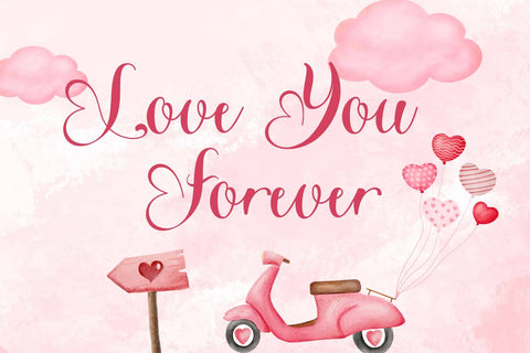 Amalia Valentine Font Prasetya Letter 
