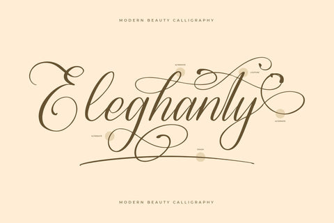 Amatizna Sogadari - Modern Beauty Calligraphy Font Letterena Studios 