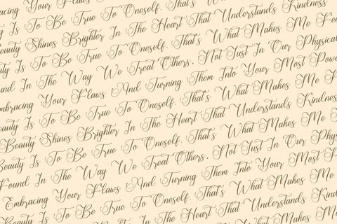 Amatizna Sogadari - Modern Beauty Calligraphy Font Letterena Studios 