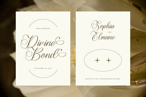 Amatizna Sogadari - Modern Beauty Calligraphy Font Letterena Studios 