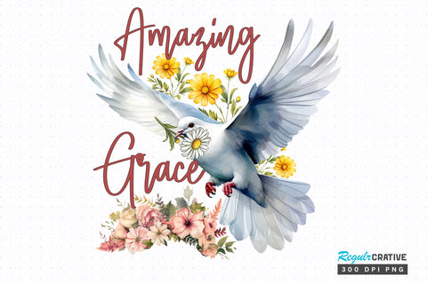 Amazing grace png design Sublimation Regulrcrative 
