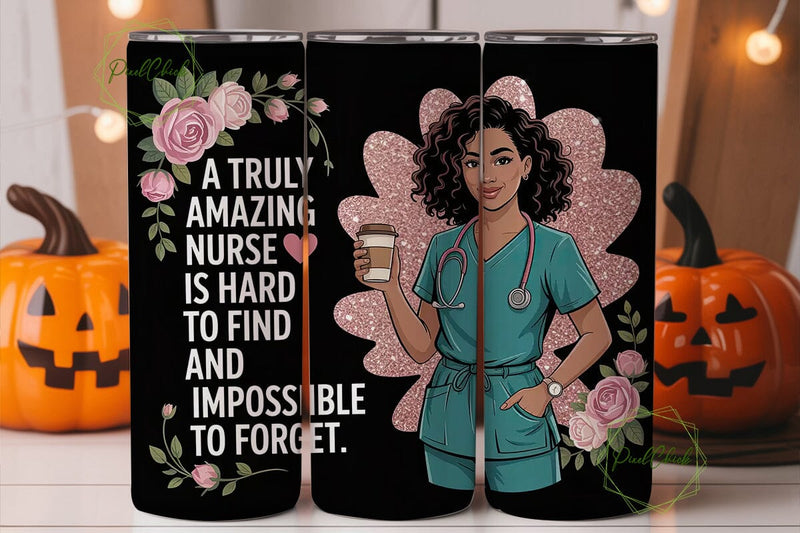 Amazing Nurse 20oz Tumbler Wrap Sublimation PixelChick 