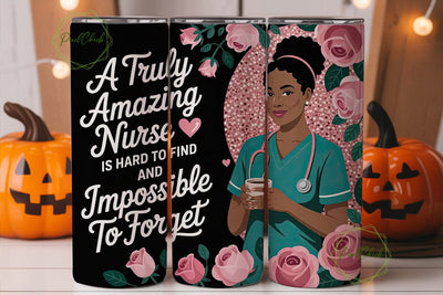 Amazing Nurse 20oz Tumbler Wrap Sublimation PixelChick 