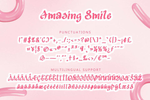 Amazing Smile Font Prasetya Letter 
