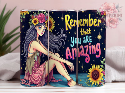 Amazing Tumbler, Inspirational Quote, Motivational Design, 20oz Sublimation, PNG Tumbler Design, Positive Affirmation, Skinny Tumbler Sublimation Li Zamperini 