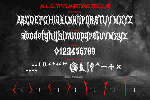 Ambitions Font BB Digital Arts 