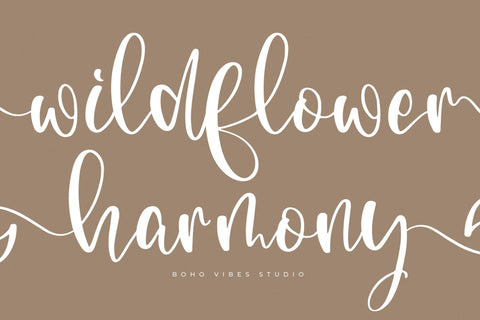 Ambrella Mildflower - Beauty Handwritten Font Font Letterena Studios 