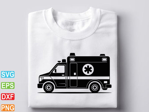 Ambulance SVG, Ambulance Silhouette, Ambulance Cut Files SVG Creativeart88 