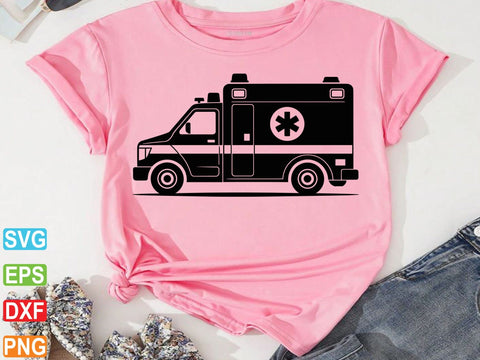 Ambulance SVG, Ambulance Silhouette, Ambulance Cut Files SVG Creativeart88 