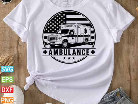 Ambulance SVG, Ambulance Silhouette, Ambulance Cut Files SVG Creativeart88 