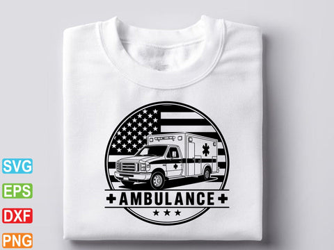 Ambulance SVG, Ambulance Silhouette, Ambulance Cut Files SVG Creativeart88 