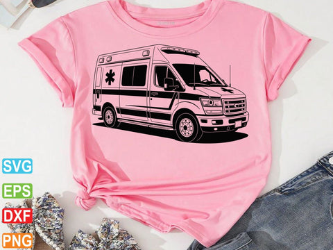 Ambulance SVG, Ambulance Silhouette, Ambulance Cut Files SVG Creativeart88 