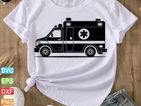 Ambulance SVG, Ambulance Silhouette, Ambulance Cut Files SVG Creativeart88 
