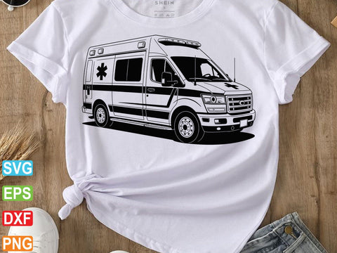 Ambulance SVG, Ambulance Silhouette, Ambulance Cut Files SVG Creativeart88 