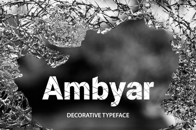 Ambyar Display Font zafrans studio 