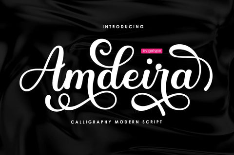 Amdeira Script Font gatype 