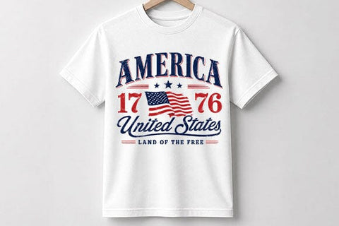 America 1776 Flag PNG Vintage Patriotic Sublimation Digital Download SVG BillahCrafts 