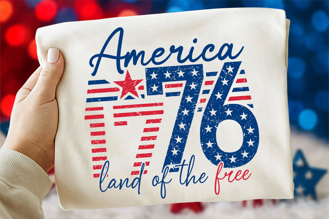 America 1776 Land of the Free SVG, 4th of July SVG PNG SVG SVG Studio 