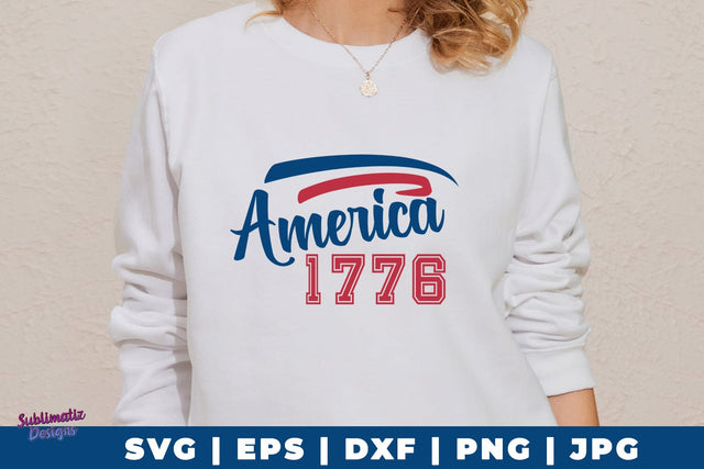 America 1776 SVG Cut File SVG Sublimatiz Designs 