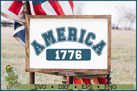 America 1776 SVG File SVG Crunchy Pickle 