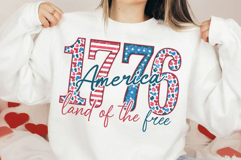 America 1776 SVG, Land of the Free SVG, 4th of July SVG PNG SVG SVG Studio 
