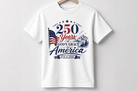 America 250 Anniversary PNG Christian Patriotic Sublimation Design SVG BillahCrafts 