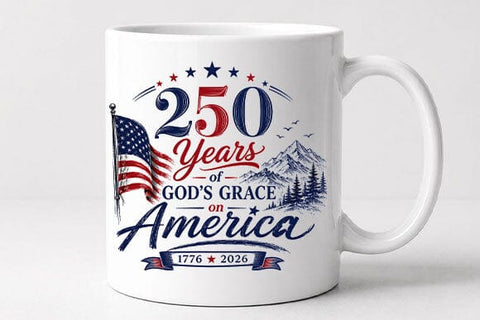 America 250 Anniversary PNG Christian Patriotic Sublimation Design SVG BillahCrafts 