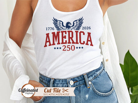 America 250 Bundle SVG Caffeinated SVGs 