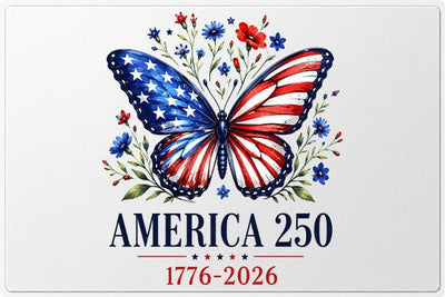 America 250 Butterfly PNG Patriotic USA Anniversary Digital Download SVG BillahCrafts 