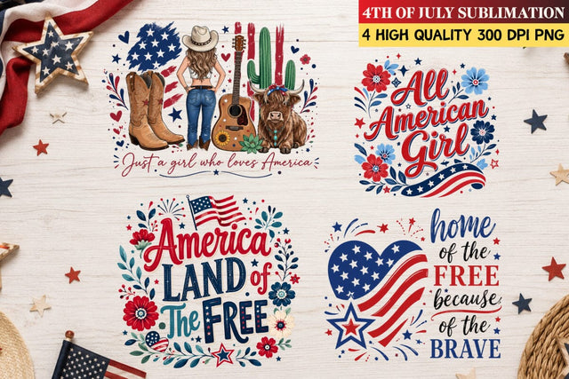 America 250, Patriotic USA Clipart Bundle, 4th of July PNG, Vintage Americana Design, Peace Love America, Sweet Land of the Free, Eagle Graphic, Est 1776, Independence Day Sublimation, Red White Blue Art Pack Sublimation BlackCatsMedia 