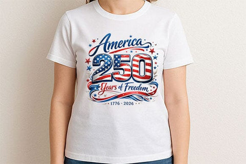 America 250 PNG | 250 Years of Freedom Sublimation PNG Digital Download SVG BillahCrafts 